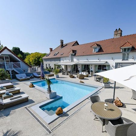 Villa De La Croix - Maison D'Hotes A 4 Minutes De L'A26 Avec Parking Villechetif Luaran gambar