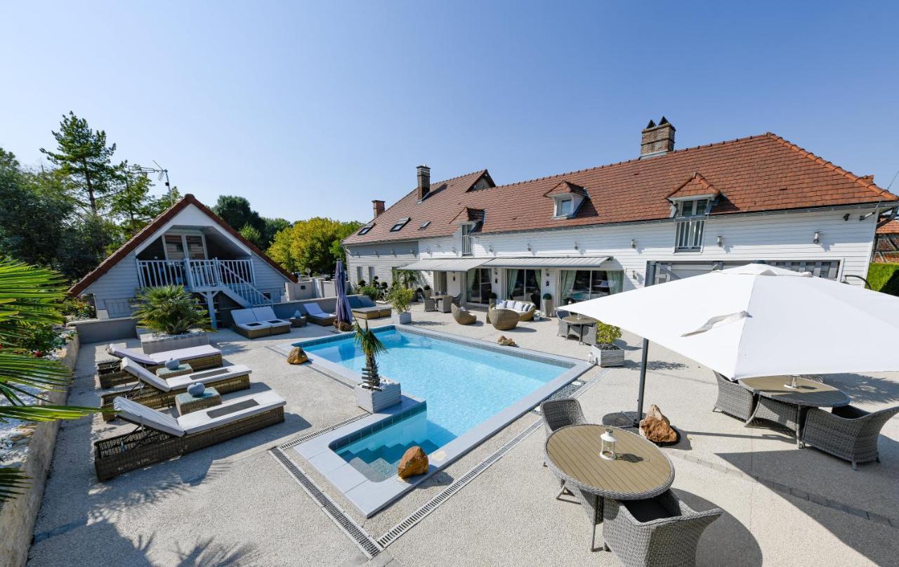 Villa De La Croix - Maison D'Hotes A 4 Minutes De L'A26 Avec Parking Villechetif Luaran gambar